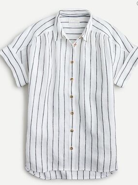 J Crew Baird McNutt Irish Linen Shirt ❤️